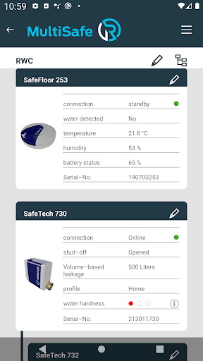 MultiSafe Screen 2