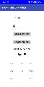 Body Stats Calculator