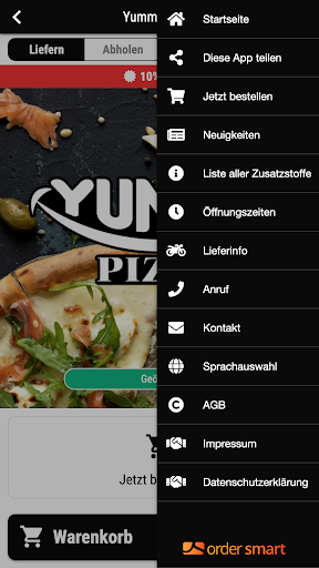 Yummy Pizza Screen 2