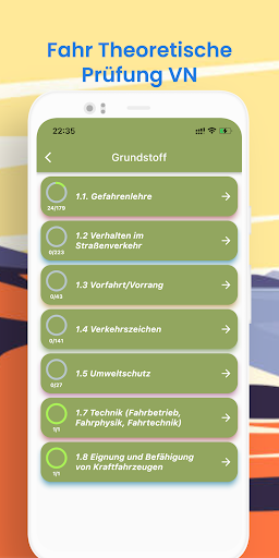 Fahr Theoretische Prüfung VN Screen 3