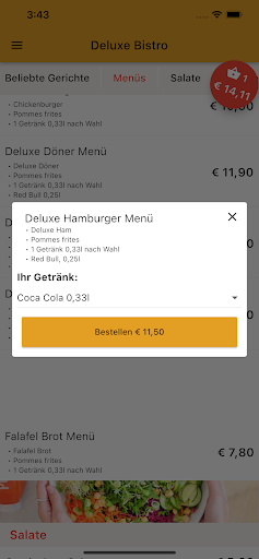 Deluxe Bistro Screen 3