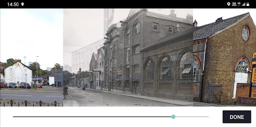 Android application Aldershot Heritage Trails screenshort