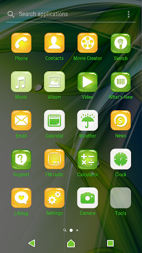 Download Green Leaf Xperia Theme For Android Green Leaf Xperia Theme Apk Download Steprimo Com