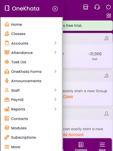 Android application ItsMySchool screenshort