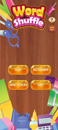 Android application Word Shuffle screenshort