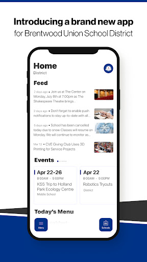 Android application Brentwood School District screenshort