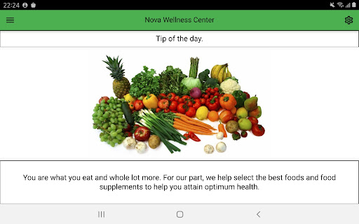 Android application Nova Wellness screenshort