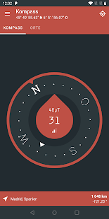 Kompass Bildschirmfoto