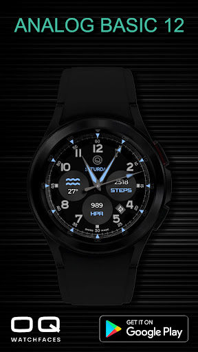 Analog Basic 12 Wear OS 4+ Screen 3