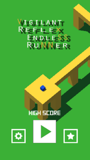 Android application Vigilant Reflex Endless Runner screenshort