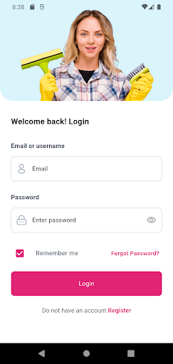 Android application WEERA Service Provider screenshort