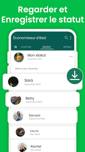 Aperçu de l'application
