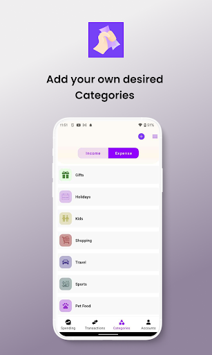 Kharcha (Expense) Tracker Screen 3