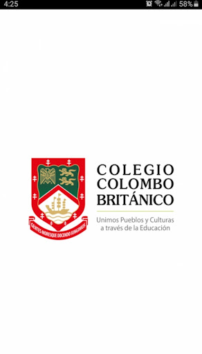 Android application Colegio Colombo Británico screenshort