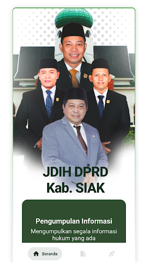 Android application JDIH DPRD Kab. Siak screenshort