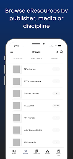 DMSRDE eLibrary Screen 3