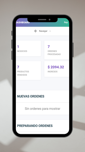 Android application Cuatro98 Negocio screenshort