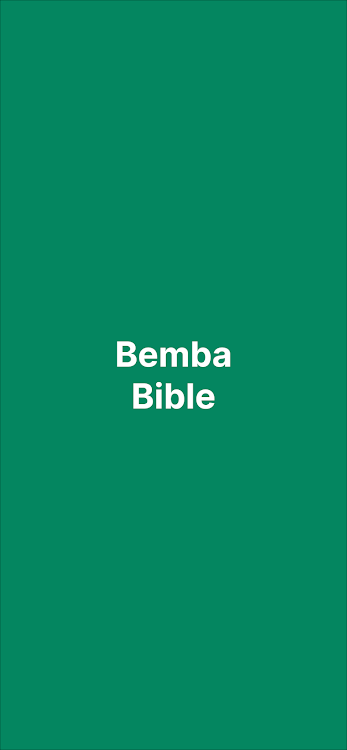 Bemba Bible - Chibemba Bible - 1.3 - (Android)