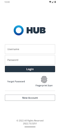Android application HUB NE Cheshire Client Portal screenshort
