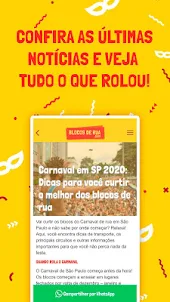 Blocos de Rua - Carnaval 2024