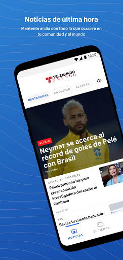 Android application Telemundo Fresno: Noticias screenshort