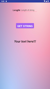 Random Text App
