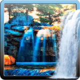 Blue Waterfalls Live Wallpaper icon