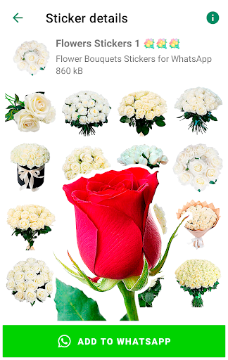 Flowers Stickers for WhatsApp screenshot 8