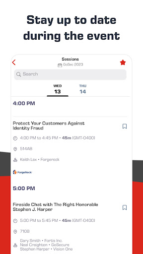 GoSec Events Screen 3