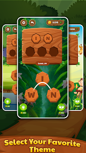 Word Link: Jungle word puzzle