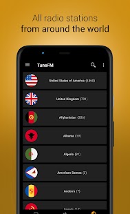 TuneFm - Internet Radio Player Screenshot