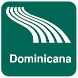 Dominicana Map offline icon