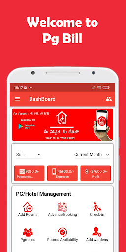 Android application Pg Bill - India's First PGBill screenshort