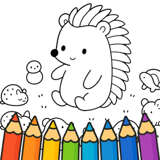 Hedgehog Coloring Book