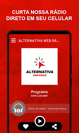 Android application Alternativa Web Rádio screenshort