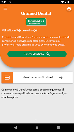 Android application Unimed Dental screenshort