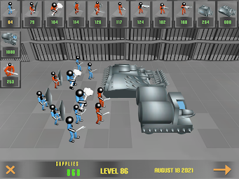 Stickman Prison Battle Simulator: Zombies