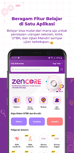 Zenius - Belajar Online Seru | UTBK, UM, PTS, PAS 2.5.1 screenshots 1