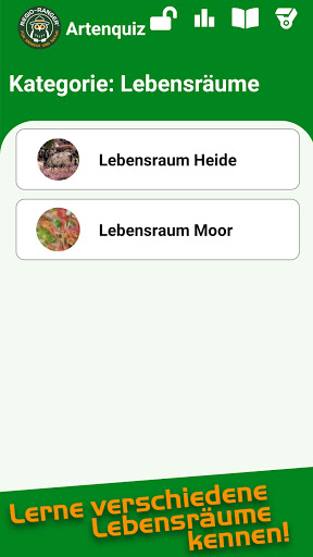 Artenquiz Screen 3