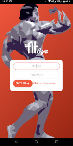 Android application The Fit Gym screenshort