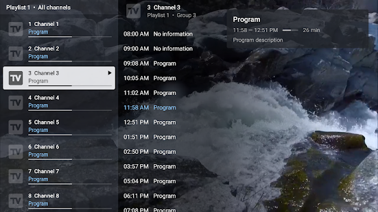 TiviMate IPTV Player Tangkapan layar