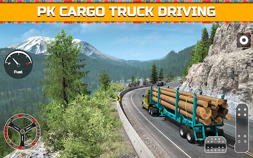 Android application PK Cargo Truck Transport Game screenshort