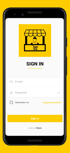 Quickstore Vendor App Screen 3