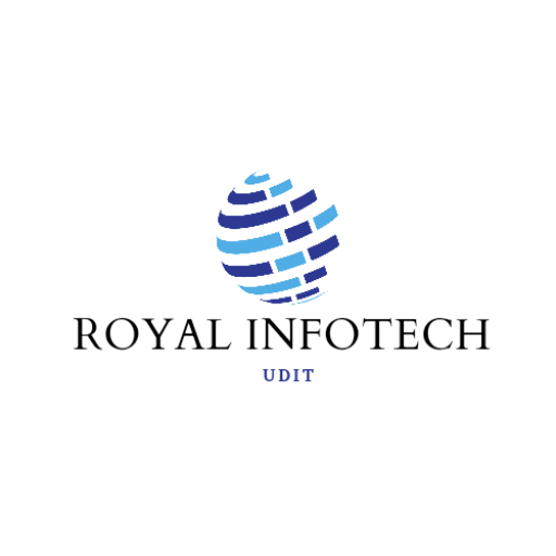 Royal infotech by udit logo