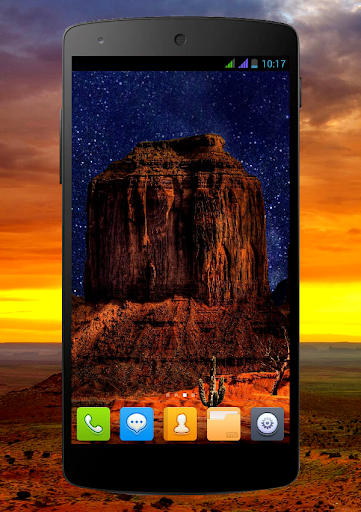 Beautiful Desert Night Screenshot