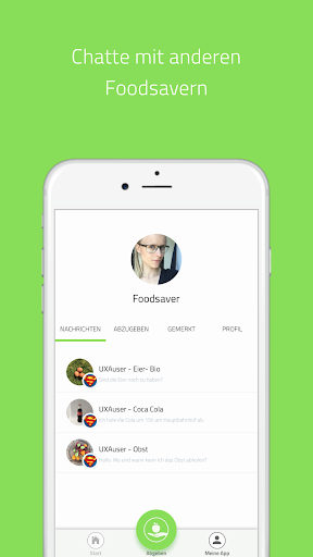 UXA Foodsharing - Essen retten Screen 3