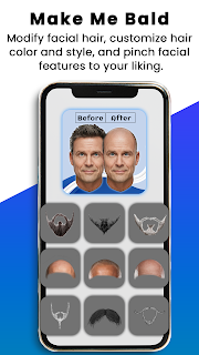 Make me Bald Filter Bald Efect