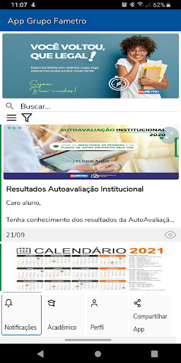 App Grupo Fametro Screen 2