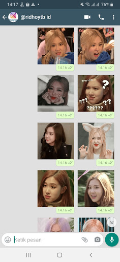 Sticker WA Roseanne Park Blackpink WAStickerApps