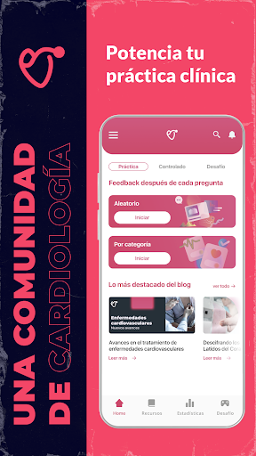 Android application Reto Cardiología screenshort